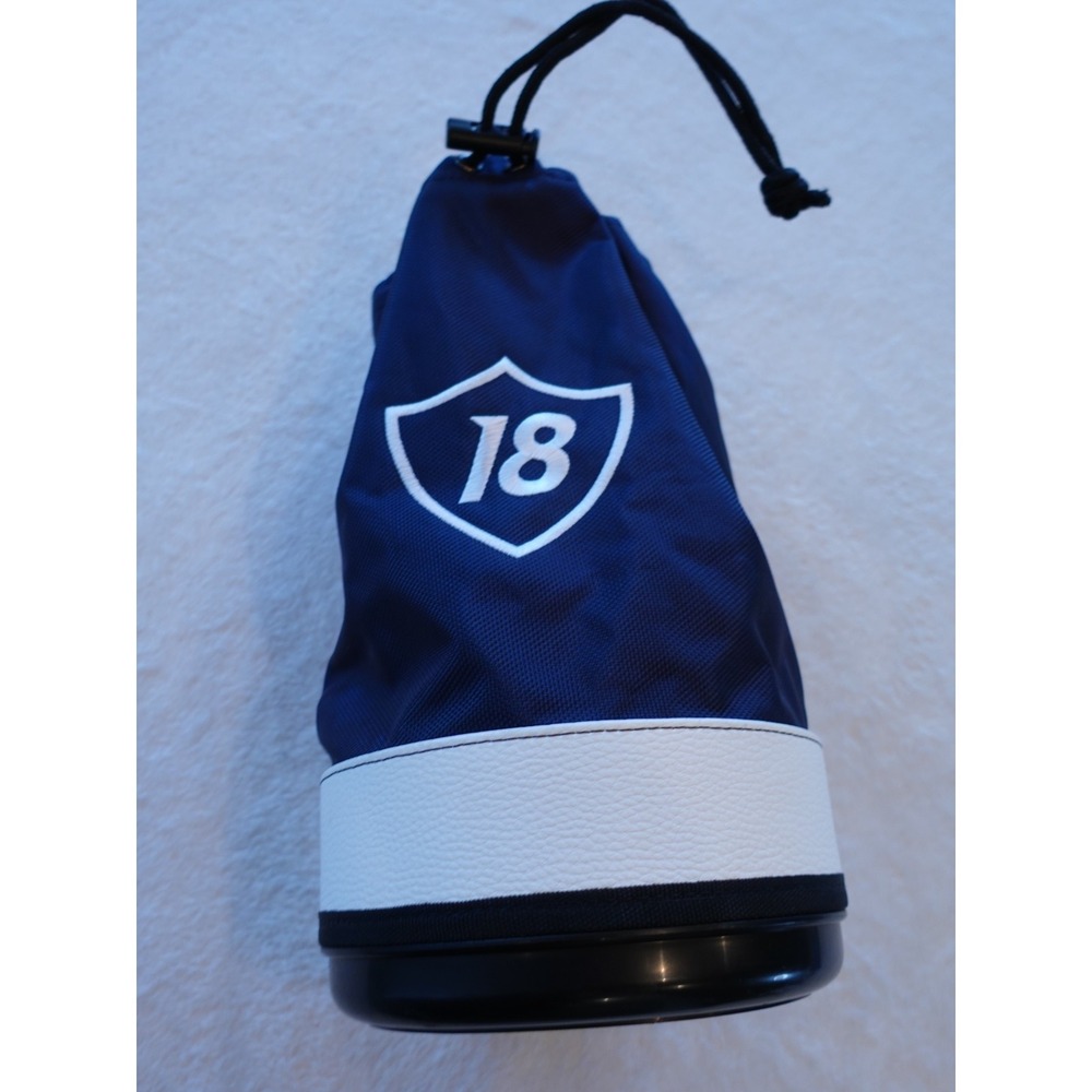Jones Ranger Bag 18th Hole Embroidered Golf Ball Shag Bag & Beer Cooler EUC